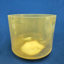 [#4322] 9" Citrine Infused Quartz Crystal Singing Bowl | 4C#-24 | 273 Hz