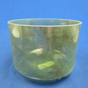 [#4328] 9" Green Amethyst Infused Quartz Crystal Singing Bowl | 4F#+30 | 376 Hz