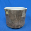 [#4361] Cacao Infused Quartz Crystal Singing Bowl | 9" | 4 E -32 | 323 Hz