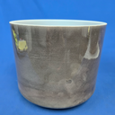 [#4362] Cacao Infused Quartz Crystal Singing Bowl | 9" | 4 E +10 | 331 Hz
