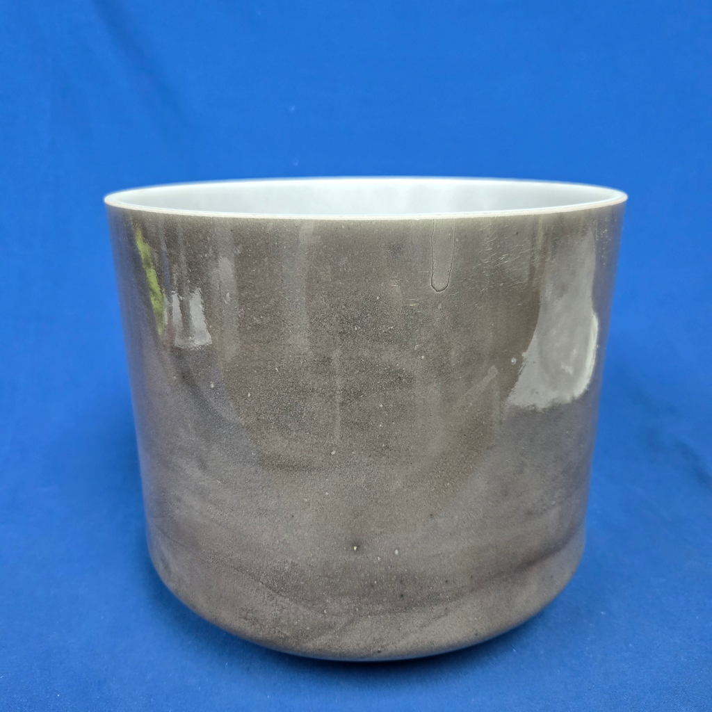[#4363] Cacao Infused Quartz Crystal Singing Bowl | 9" | 4 D -37 | 287 Hz
