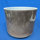 [#4364] Cacao Infused Quartz Crystal Singing Bowl | 9" | 4 D# +45 | 319 Hz