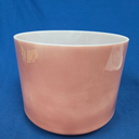 [#4371] 9" Rose Quartz Infused Quartz Crystal Singing Bowl | 4C+20 | 264 Hz
