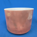 [#4377] 9" Rose Quartz Infused Quartz Crystal Singing Bowl | 4D+24 | 297 Hz