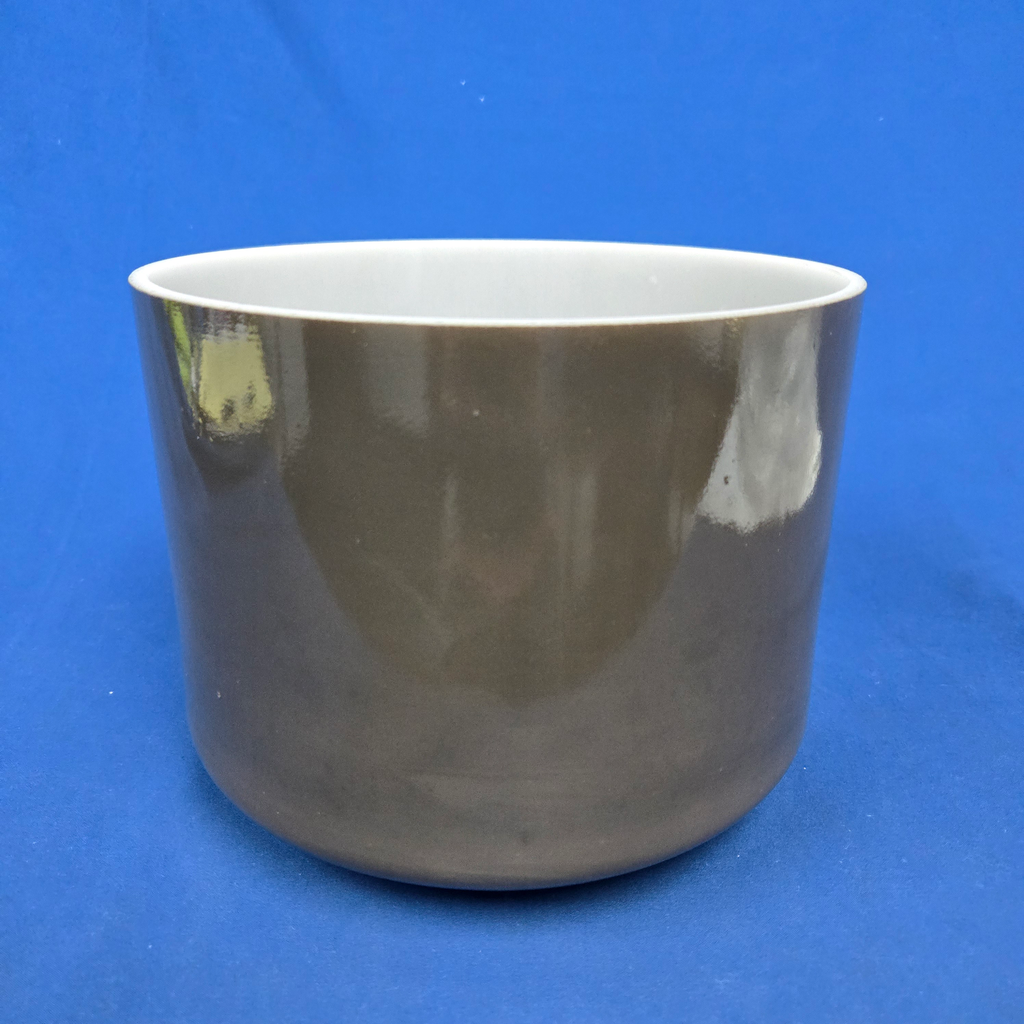 [4380] [#4380] 9" Trace Mineral Infused Quartz Crystal Singing Bowl | 4F#+11 | 372 Hz