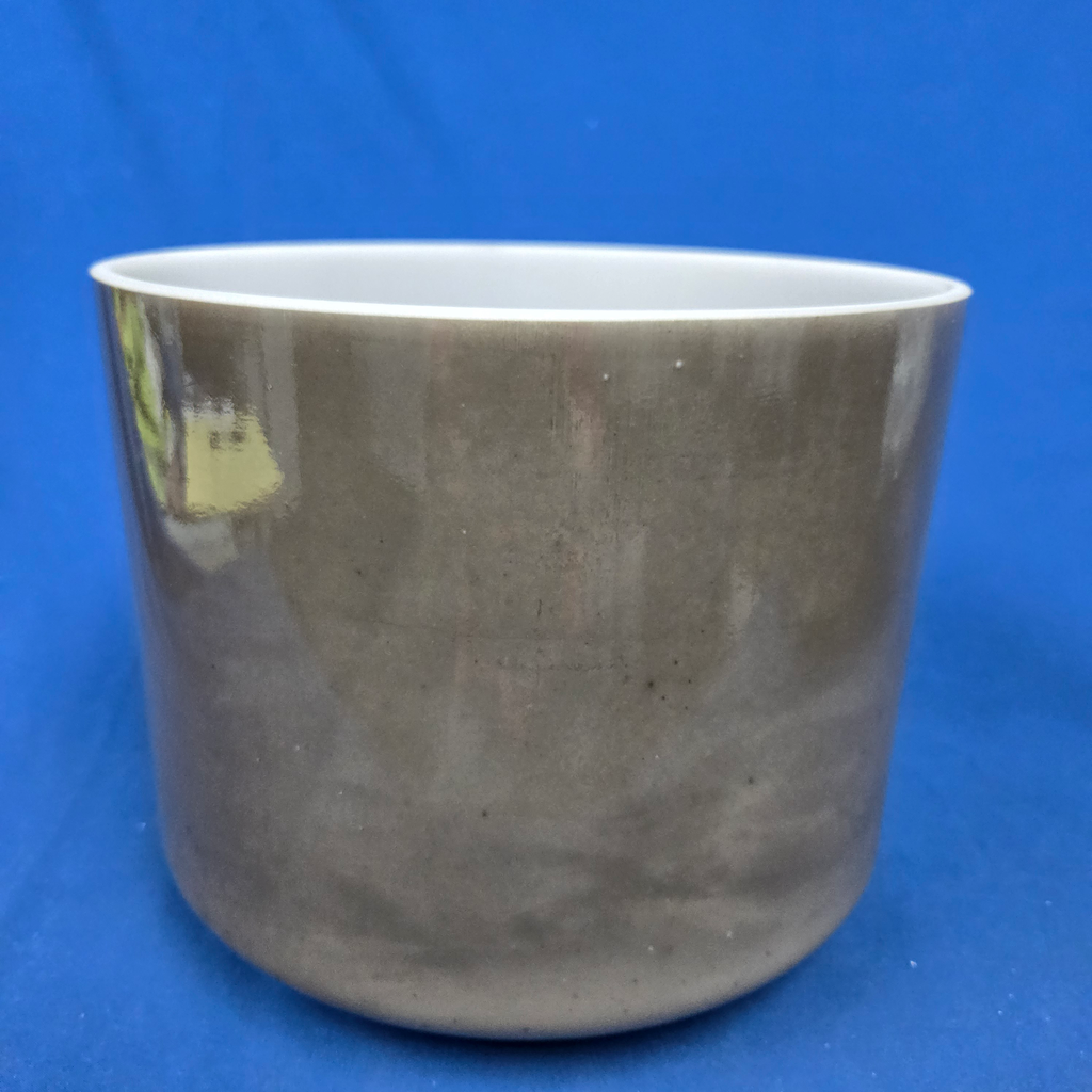 [4382] [#4382] 9" Trace Mineral Infused Quartz Crystal Singing Bowl | 4F#-16 | 366 Hz