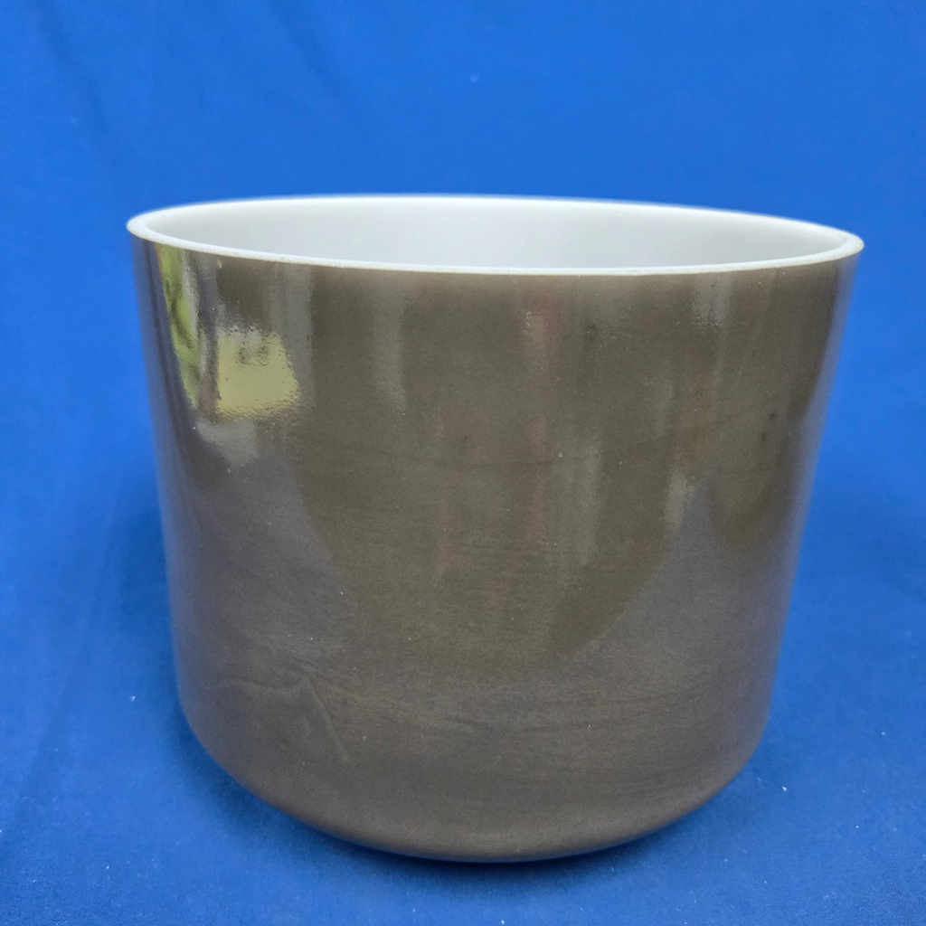 [4385] [#4385] 9" Trace Mineral Infused Quartz Crystal Singing Bowl | 4F#+10 | 372 Hz