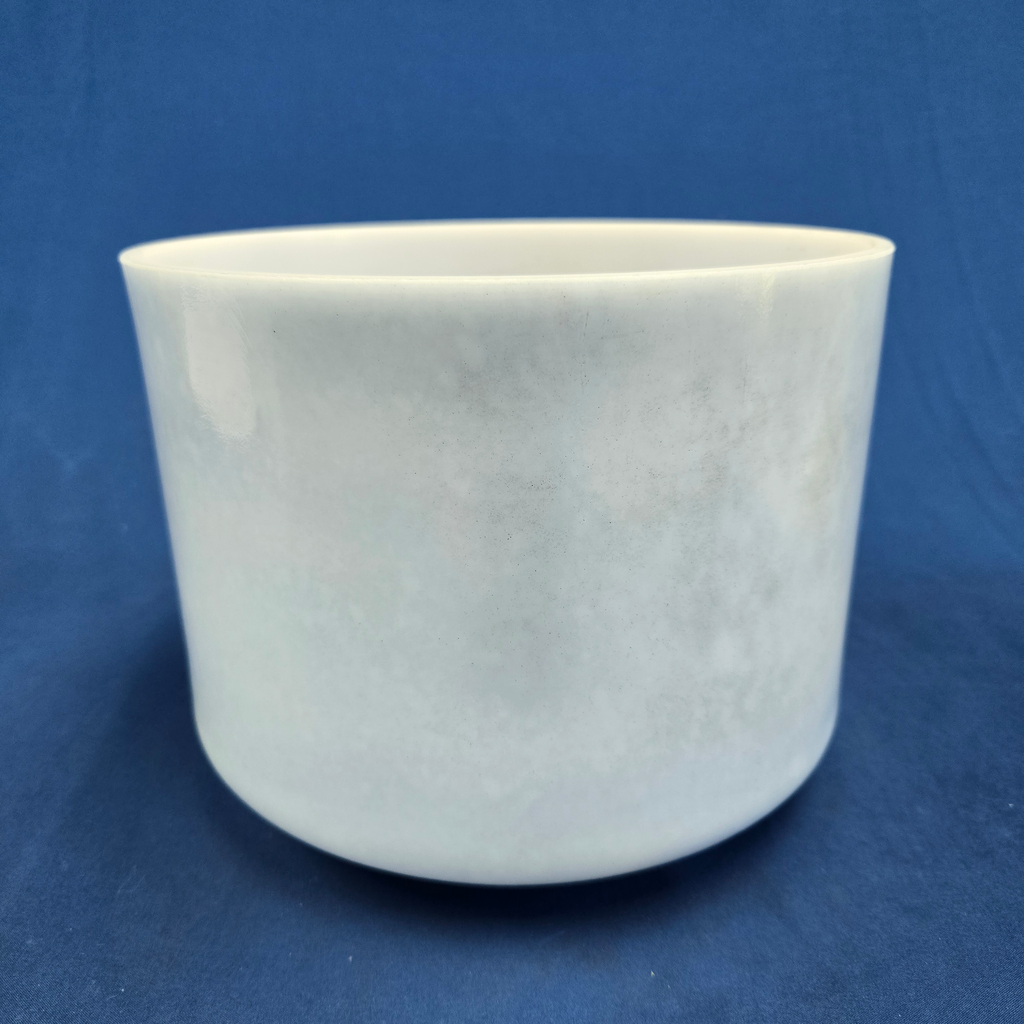 [#4388] Apatite Infused Quartz Crystal Singing Bowl | 9" | 4 G# -39 | 405 Hz