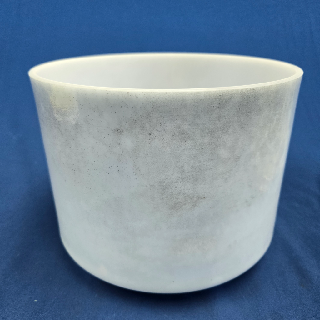 [#4396] Apatite Infused Quartz Crystal Singing Bowl | 9" | 4 F# +11 | 372 Hz