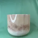 Amber Quartz Crystal Singing Bowl | 10" G Note | C=528 Tuning | #1594