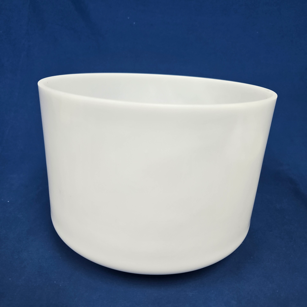 [4408] [#4408] 9" Opaque Quartz Crystal Singing Bowl | 4E-45 | 321 Hz
