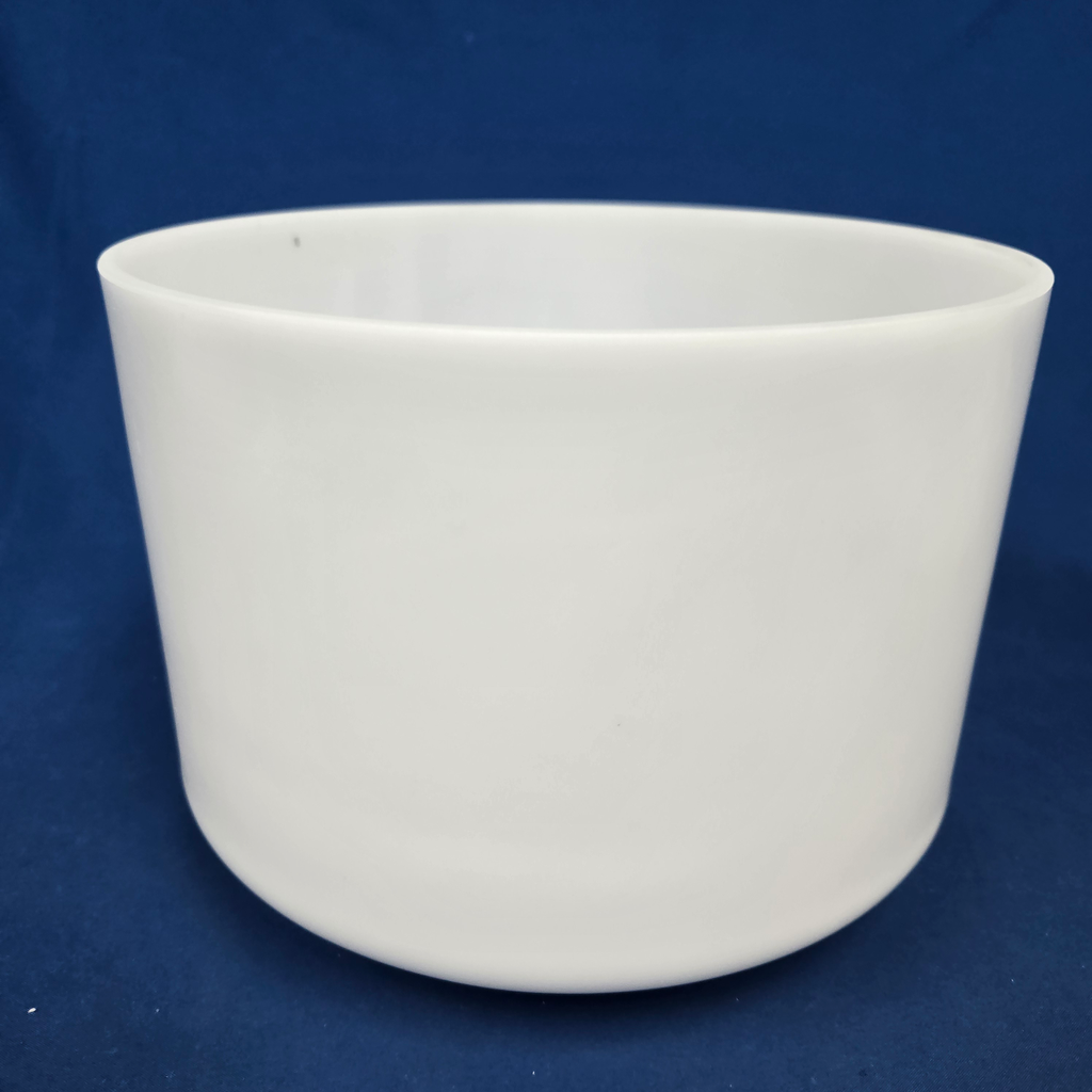 [4410] [#4410] 9" Opaque Quartz Crystal Singing Bowl | 4E0 | 329 Hz