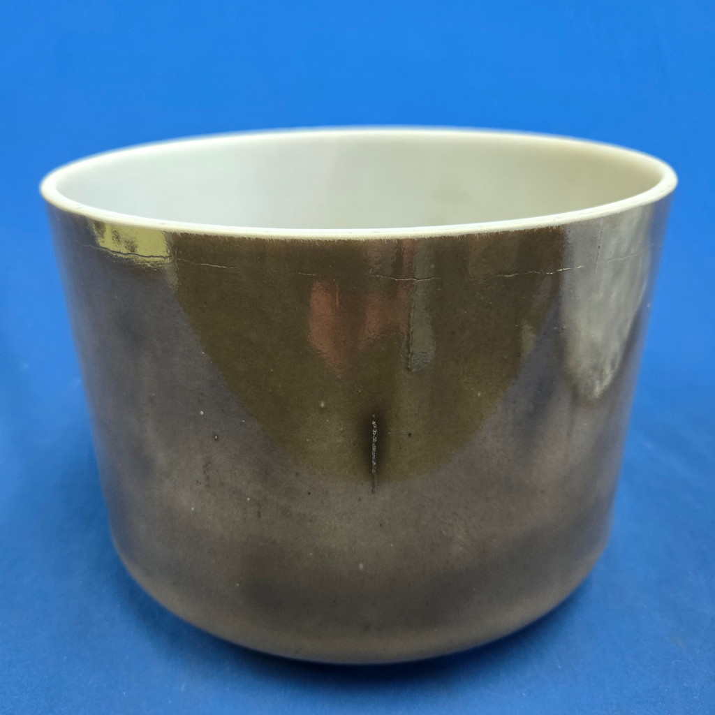 [4413] [#4413] 9" Trace Mineral Infused Quartz Crystal Singing Bowl | 4F0 | 349 Hz