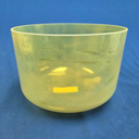 [#4421] Apache Peridot Infused Quartz Crystal Singing Bowl | 10" | 3B +27 | 250 Hz