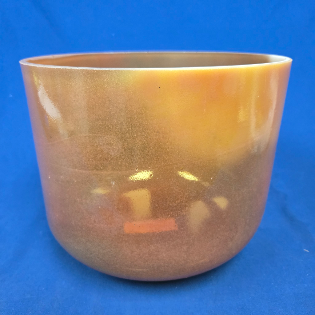 [4426] [#4426] 10" Peach Garnet Infused Quartz Crystal Singing Bowl | 4C-25 | 257 Hz
