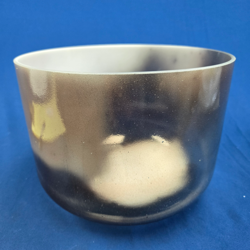 [4440] [#4440] 10" Red Spinel Infused Quartz Crystal Singing Bowl | 3A#-45 | 227 Hz