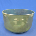 [#4443] 10" Moldavite Infused Quartz Crystal Singing Bowl | 4C+4 | 262 Hz