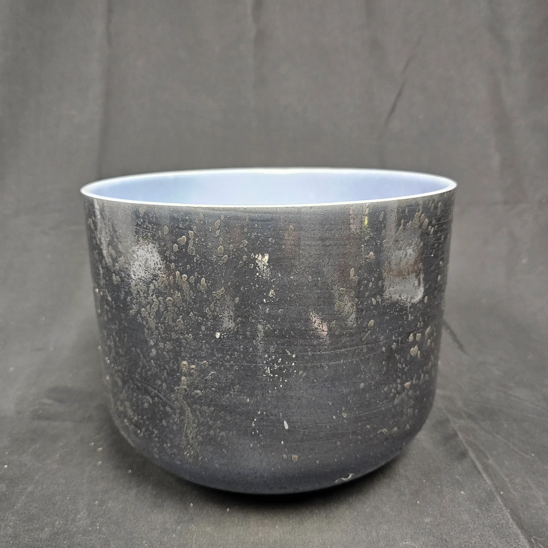 [#1682] 10" Galena Infused Quartz Crystal Singing Bowl | 3A#-37 | 228 hz