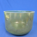 [#4445] 10" Moldavite Infused Quartz Crystal Singing Bowl | 4C#+43 | 284 Hz