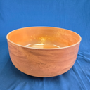 [#4451] 14" Peach Garnet Infused Quartz Crystal Singing Bowl | 3B-20 | 243 Hz