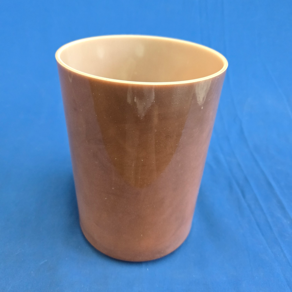 [4455] [#4455] 6" Cacao Infused Quartz Crystal Singing Bowl | 4A-26 | 433 Hz