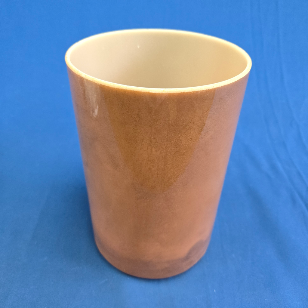 [4462] [#4462] 6" Cacao Infused Quartz Crystal Singing Bowl | 4A+9 | 442 Hz