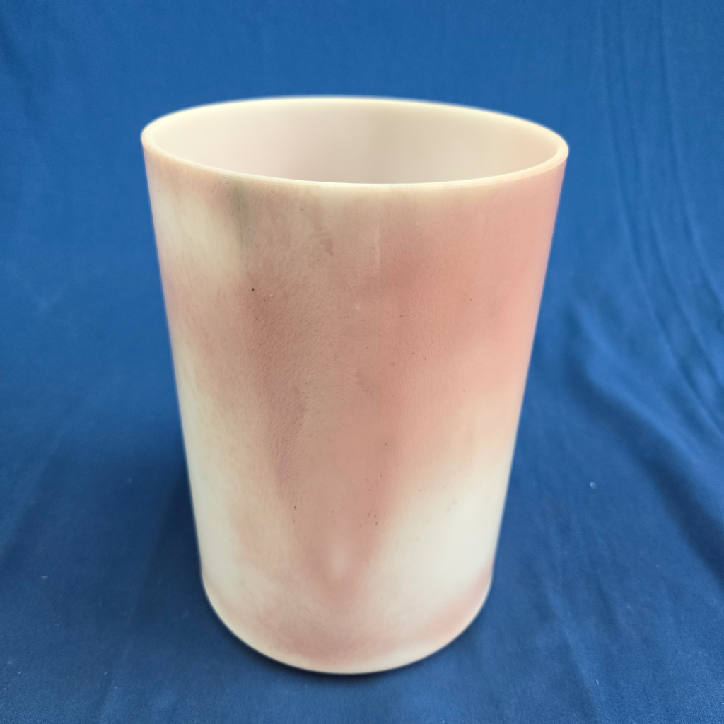 [4466] [#4466] 6" Himalayan Pink Salt Infused Quartz Crystal Singing Bowl | 4A#+45 | 478 Hz