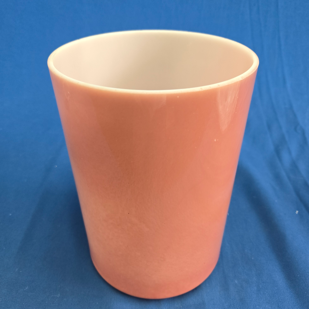 [4469] [#4469] 6" Rose Quartz Infused Quartz Crystal Singing Bowl | 4B0 | 493 Hz