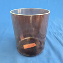 [#4474] 6" Red Spinel Infused Quartz Crystal Singing Bowl | 4B+15 | 498 Hz