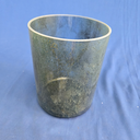 [#4478] 6" Red Spinel Infused Quartz Crystal Singing Bowl | 4B+13 | 497 Hz