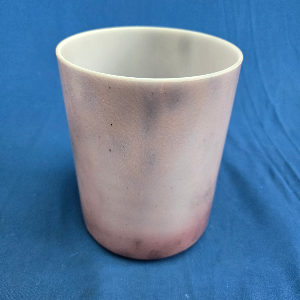 [4483] [#4483] 6" Magenta Sapphire Infused Quartz Crystal Singing Bowl | 5C#-11 | 550 Hz