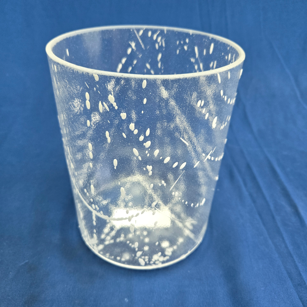 [4485] [#4485] 6" Apophyllite Infused Quartz Crystal Singing Bowl | 5C+42 | 536 Hz