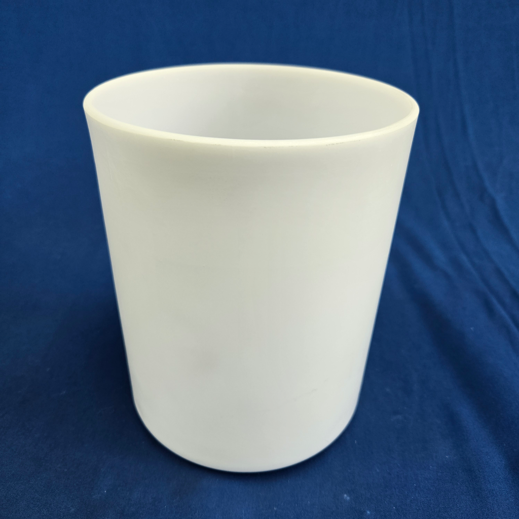 [4492] [#4492] 6" Opaque Quartz Crystal Singing Bowl | 4B-20 | 488 Hz