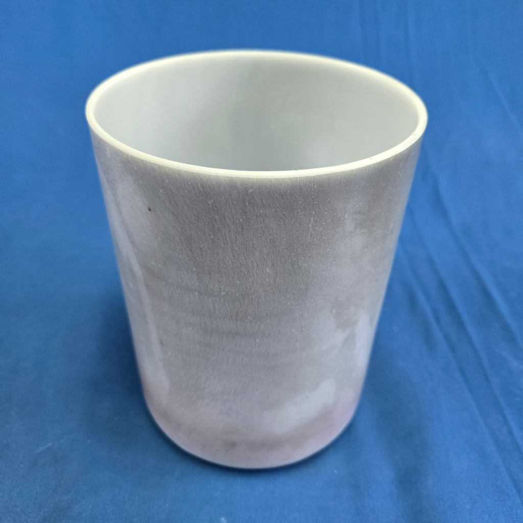 [4501] [#4501] 6" Malaya Purple Garnet Infused Quartz Crystal Singing Bowl | 4A#-39 | 455 Hz