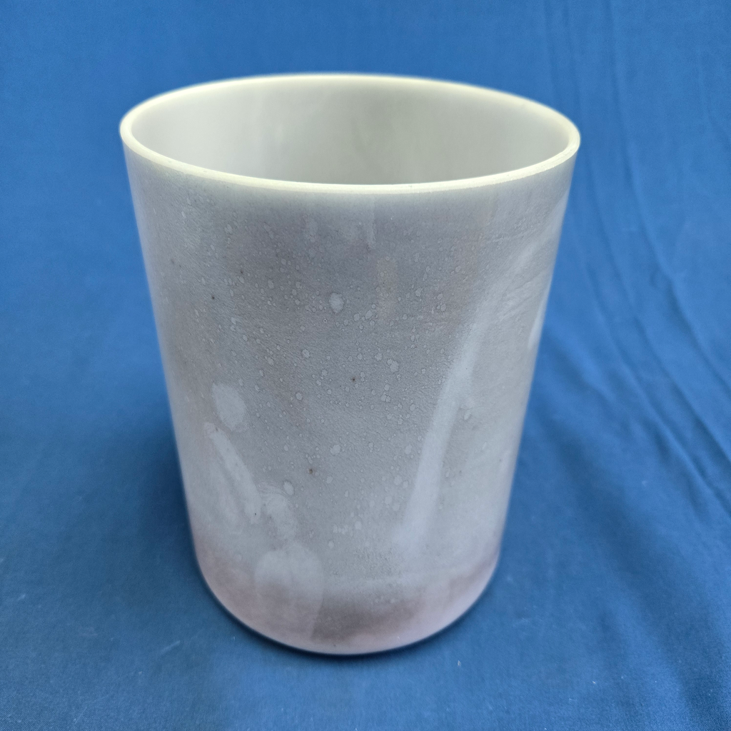 [4502] [#4502] 6" Malaya Purple Garnet Infused Quartz Crystal Singing Bowl | 4A#-34 | 457 Hz