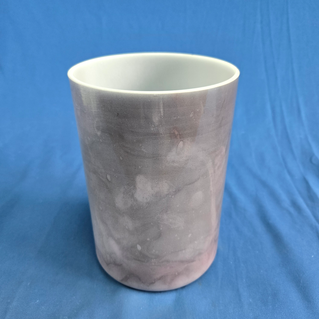 [4506] [#4506] 6" Malaya Purple Garnet Infused Quartz Crystal Singing Bowl | 5C-5 | 521 Hz