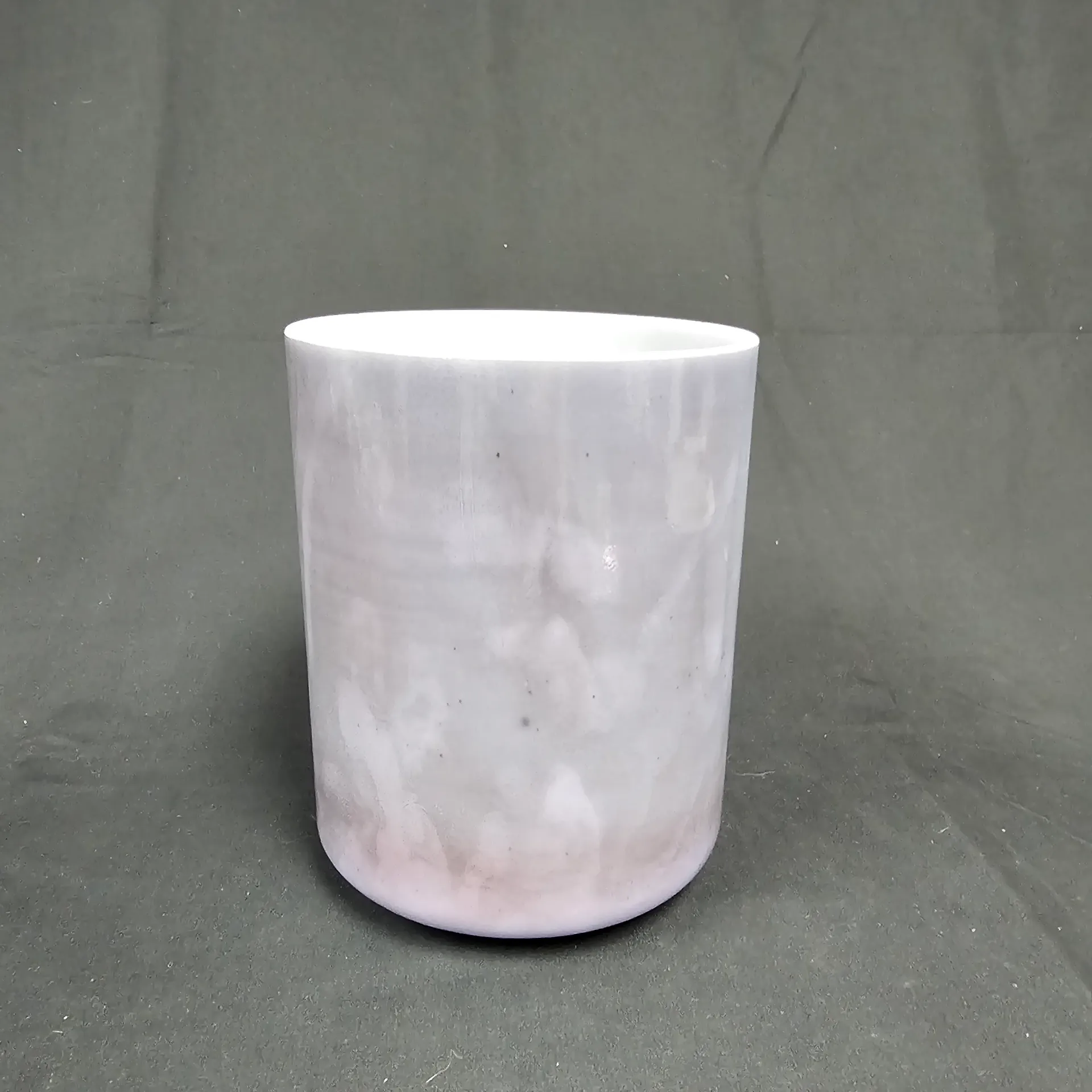 [#4508] 6" Malaya Purple Garnet Infused Quartz Crystal Singing Bowl | 4A+46 | 451 Hz