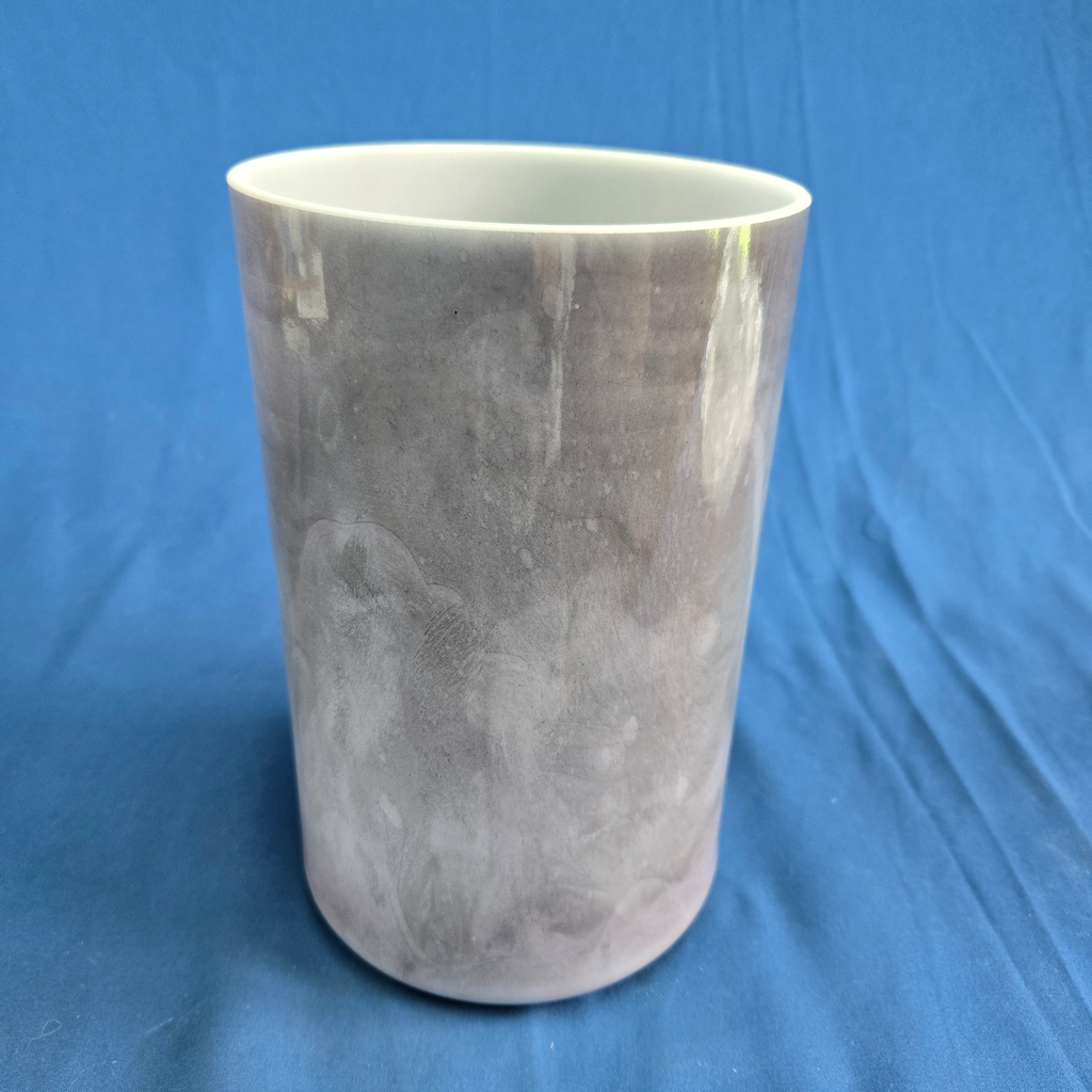 [4510] [#4510] 6" Malaya Purple Garnet Infused Quartz Crystal Singing Bowl | 4B-36 | 483 Hz