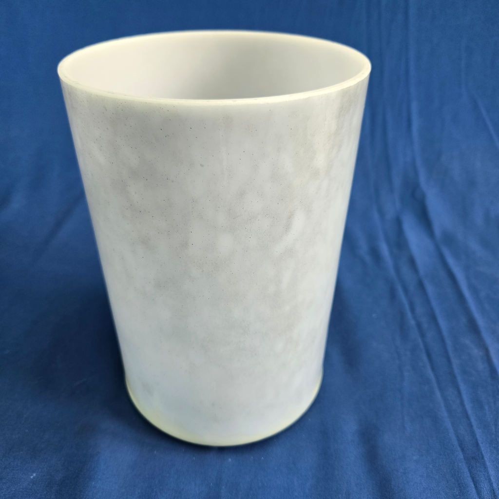 [4515] [#4515] 6" Apatite Infused Quartz Crystal Singing Bowl | 4A+32 | 448 Hz