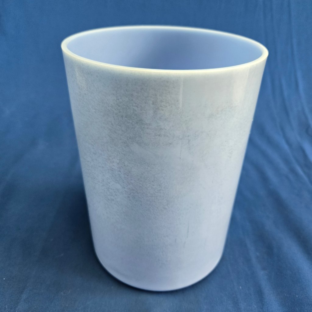 [4517] [#4517] 6" Blue Topaz Infused Quartz Crystal Singing Bowl | 4B+5 | 495 Hz