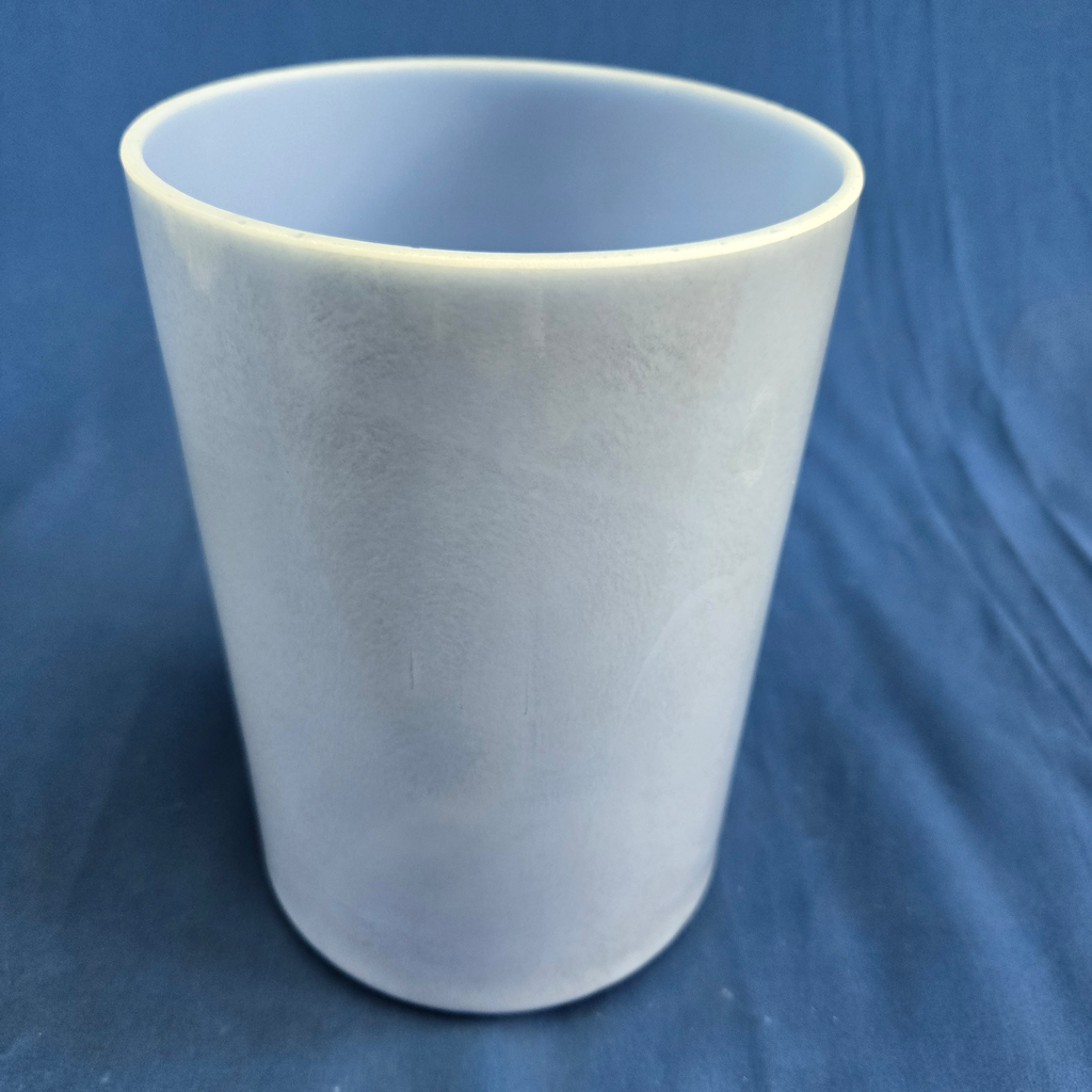 [4518] [#4518] 6" Blue Topaz Infused Quartz Crystal Singing Bowl | 4B-12 | 490 Hz