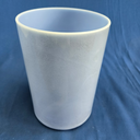 [#4518] 6" Blue Topaz Infused Quartz Crystal Singing Bowl | 4B-12 | 490 Hz