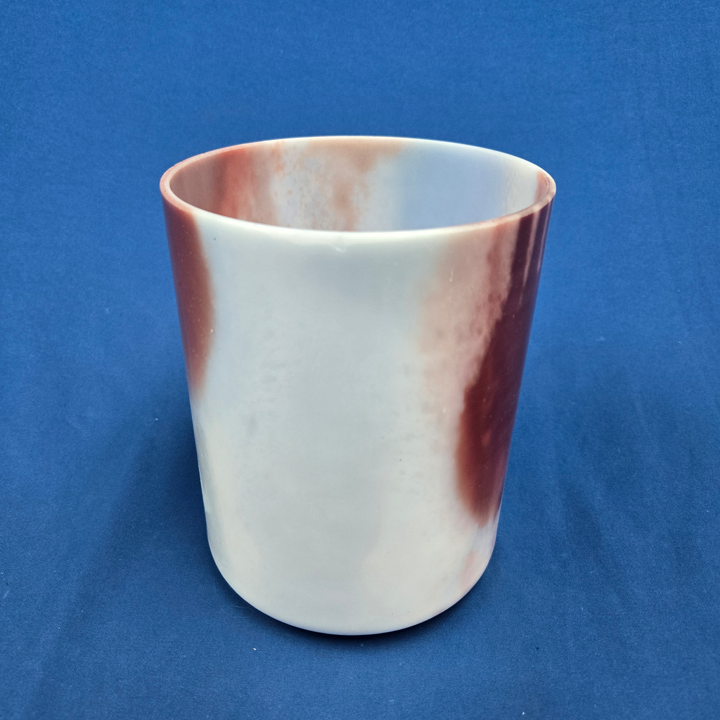 [4531] [#4531] 6" Lepidolite Infused Quartz Crystal Singing Bowl | 4A#+15 | 470 Hz