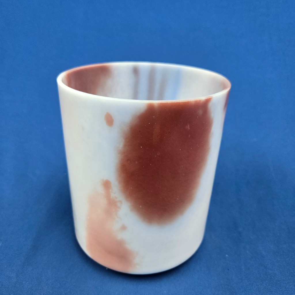 [4532] [#4532] 6" Lepidolite Infused Quartz Crystal Singing Bowl | 4B0 | 493 Hz