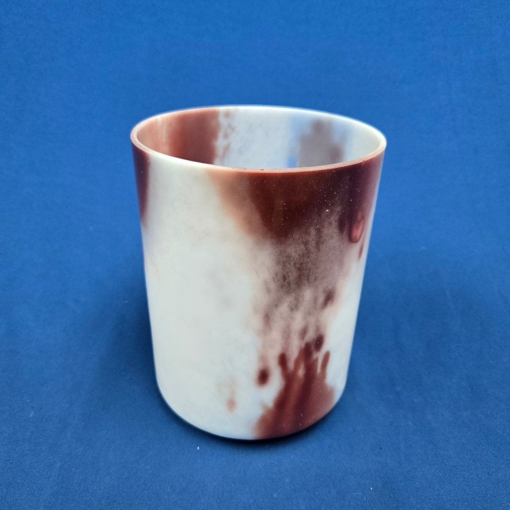 [4533] [#4533] 6" Lepidolite Infused Quartz Crystal Singing Bowl | 4A#+25 | 473 Hz