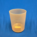 [#4539] 6" Orange Sapphire Infused Quartz Crystal Singing Bowl | 4F+34 | 356 Hz