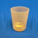 [#4540] 6" Orange Sapphire Infused Quartz Crystal Singing Bowl | 4F#-5 | 369 Hz