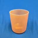 [#4541] 6" Orange Sapphire Infused Quartz Crystal Singing Bowl | 5C+45 | 537 Hz