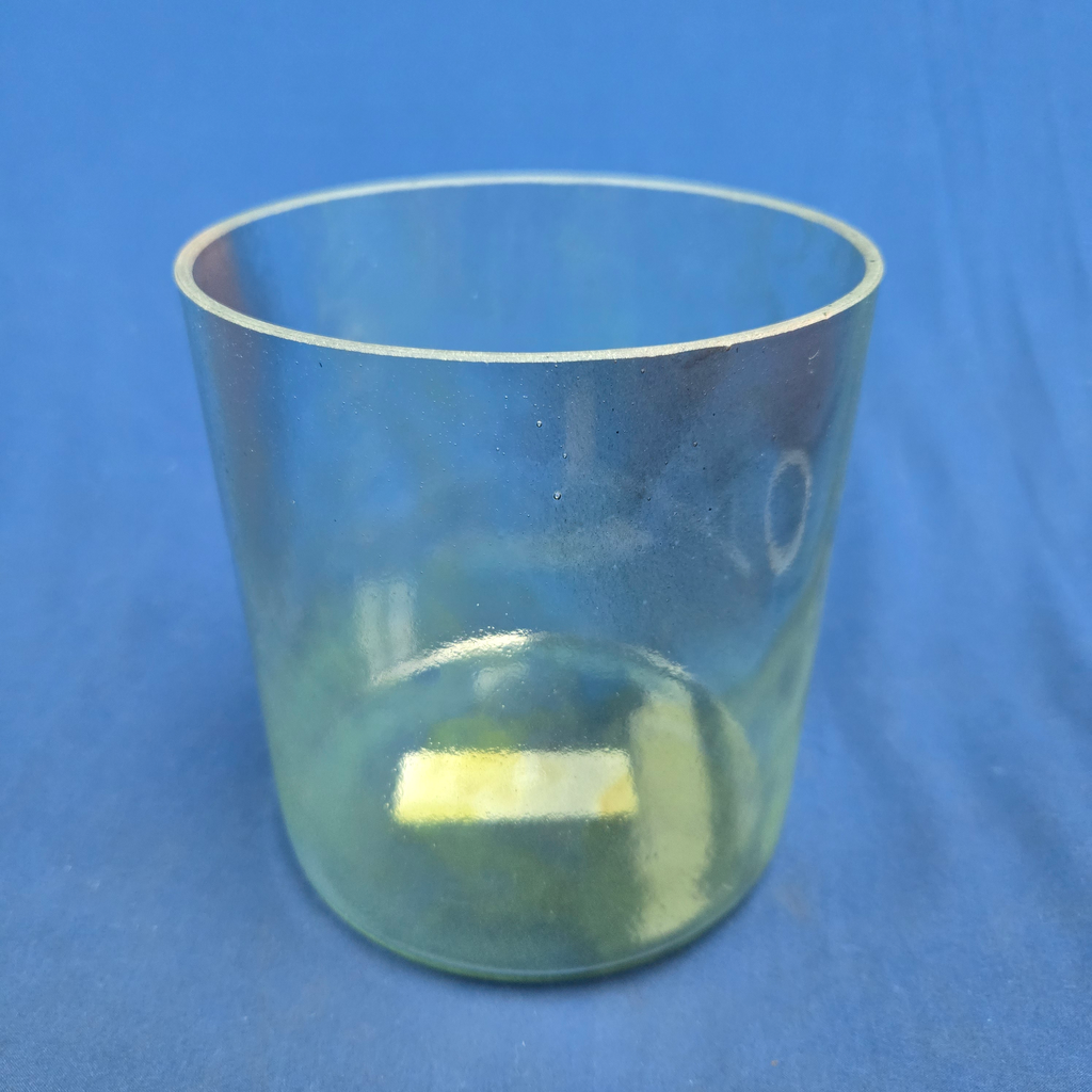 [#4545] 6" Fluorite Infused Quartz Crystal Singing Bowl | 4B-19 | 488 Hz