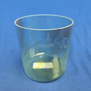 [#4545] 6" Fluorite Infused Quartz Crystal Singing Bowl | 4B-19 | 488 Hz